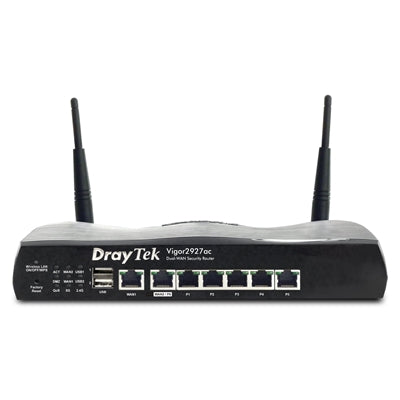 DrayTek Vigor 2927Lac Dual-WAN Gigabit VPN Router LTE Cat6 Dual-SIM DrayTek Vigor 2927Lac Dual-WAN Gigabit VPN Router LTE Cat6 Dual-SIM